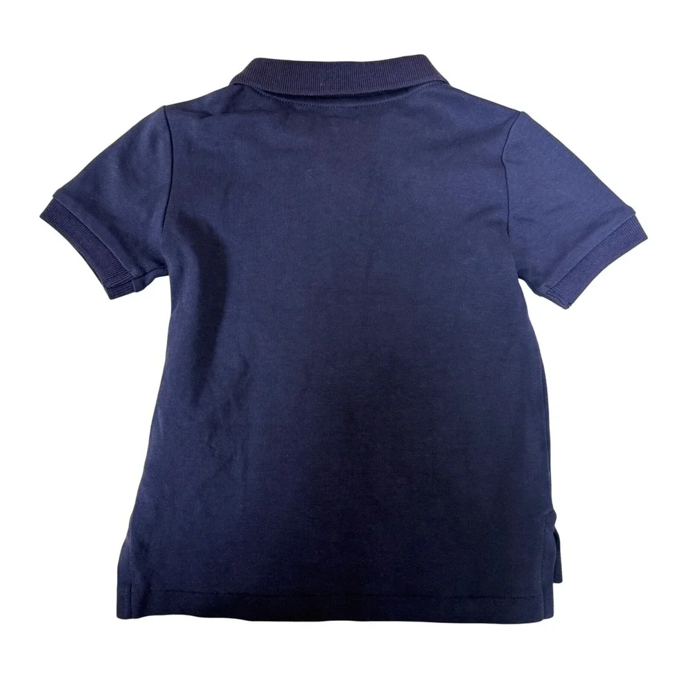 Ralph Lauren Polo Shirt Boys 18M Navy Blue Classic Preppy Short Sleeve New NWT